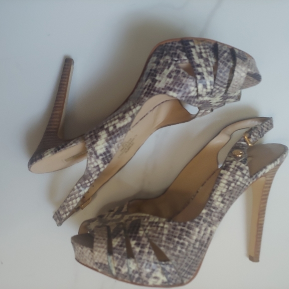🔥 Guess HABEN python platform heel sz 7.5 - Picture 3 of 8